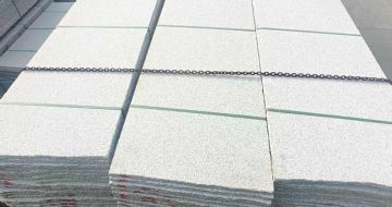 南阳芝麻白毛板，石材毛板