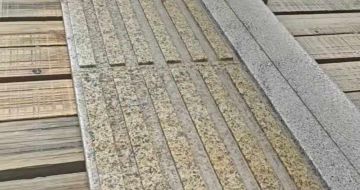 南阳黄金麻盲道石 盲条