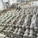 南阳芝麻白圆球 石球 挡车球