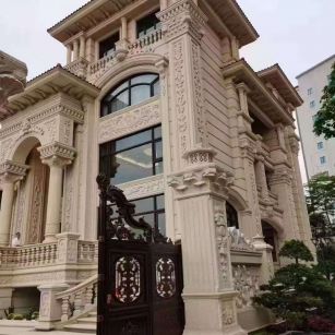 南阳黄金麻别墅外墙异形定制