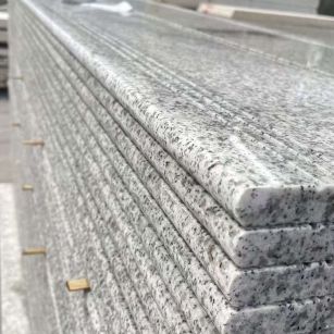 南阳芝麻白楼梯踏步 花岗岩楼梯板材