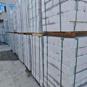 南阳芝麻白路牙石，路侧石