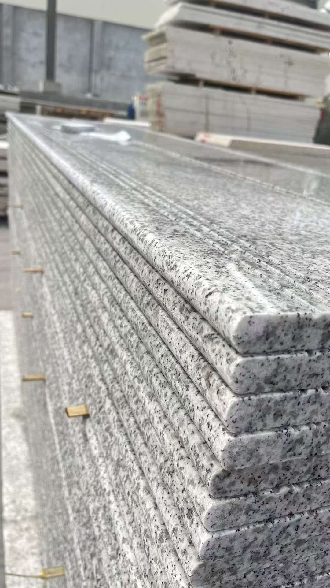 南阳芝麻白楼梯踏步 花岗岩楼梯板材