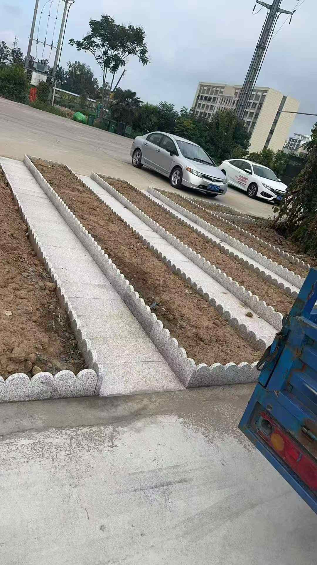 南阳芝麻白花边石