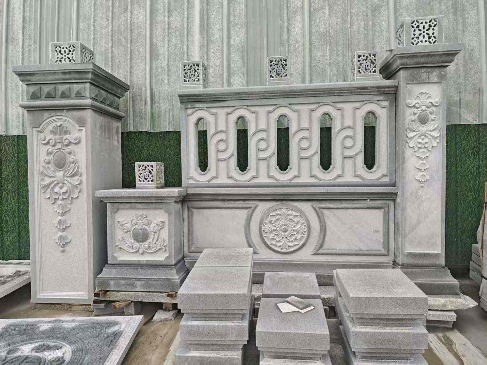 南阳芝麻灰异形别墅门头